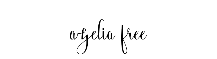 azelia free  Descarca Fonturi Gratis