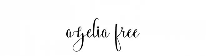 azelia free  تنزيل الخطوط