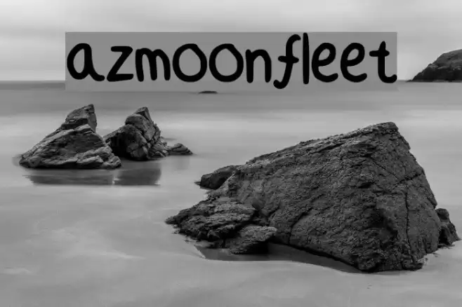 azmoonfleet Font examples