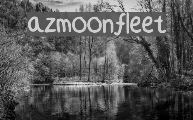 azmoonfleet Font examples