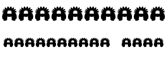 aztec bouffon Font OTHER CHARS
