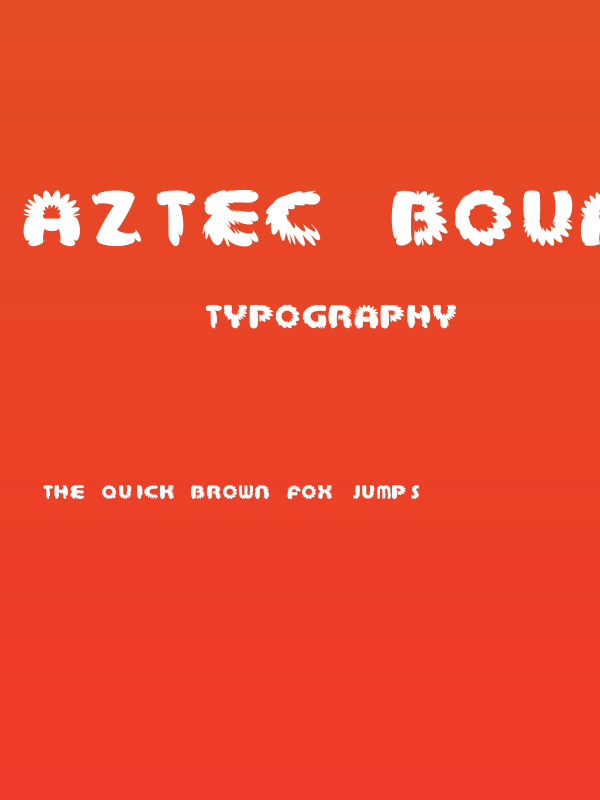 aztec bouffon Poster