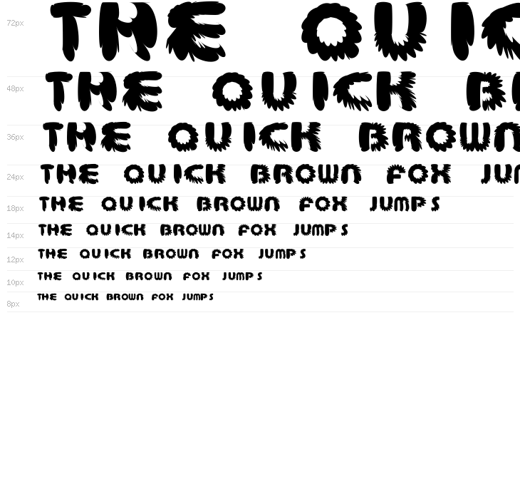 aztec bouffon Waterfall