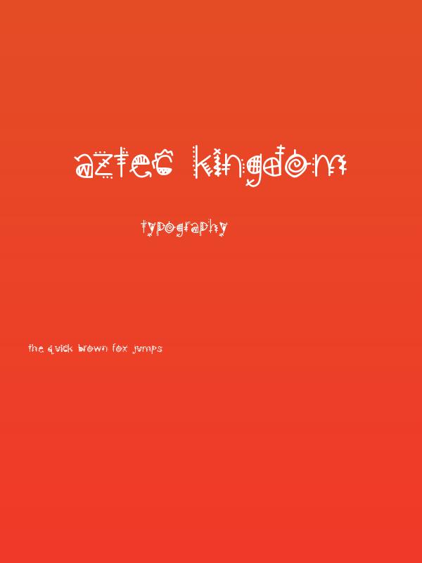 aztec kingdom Poster
