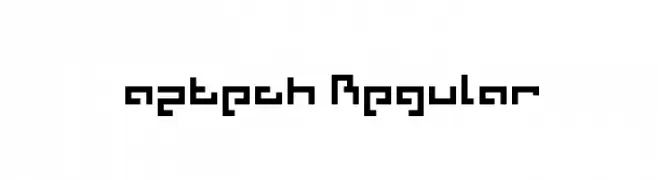 aztech Regular  Frei Schriftart Herunterladen