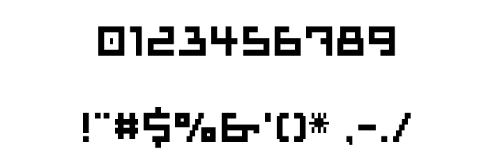 aztech Regular Font OTHER CHARS