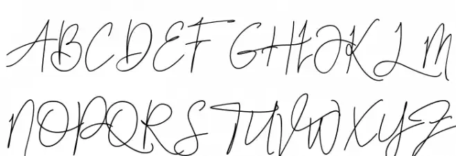 B Luna Piena Demo Font Alte caractere