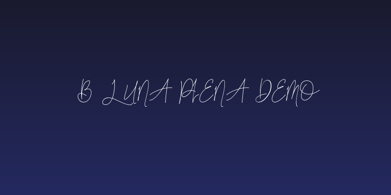 B Luna Piena Demo Social Header