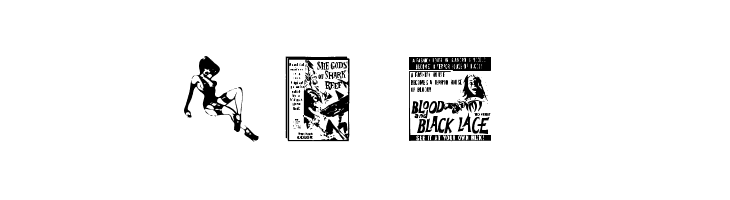 B Movie Dings Schriftart