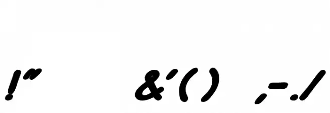 B Prahara TH_Tlsn Tgn Bold Italic Font OTHER CHARS