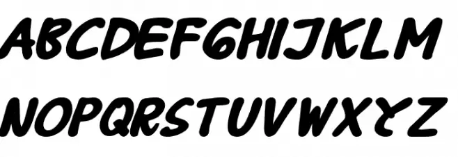 B Prahara TH_Tlsn Tgn Bold Italic Font LOWERCASE