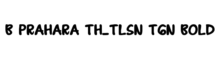 B Prahara TH_Tlsn Tgn Bold Fonte