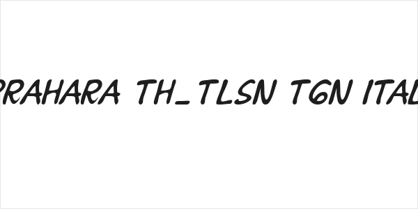B Prahara TH_Tlsn Tgn Italic Logo