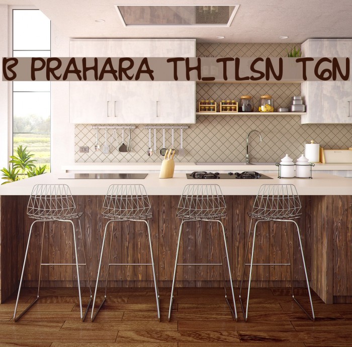 B Prahara TH_Tlsn Tgn Font examples