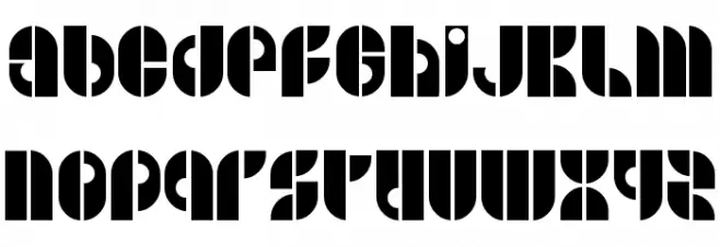 B SIDE BLOCK Шрифта ВЕРХНИЙ