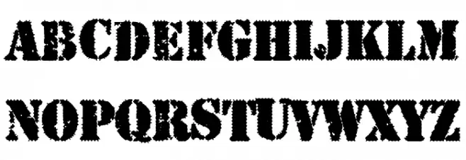 B-TEAM Schriftart Groß