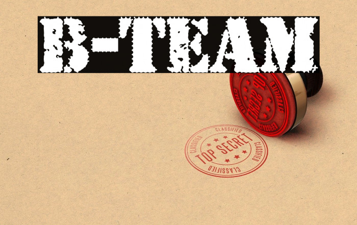 B-TEAM फ़ॉन्ट examples