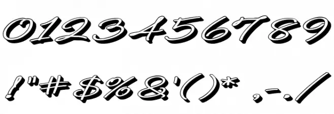B de bonita Rotulo Font Alte caractere
