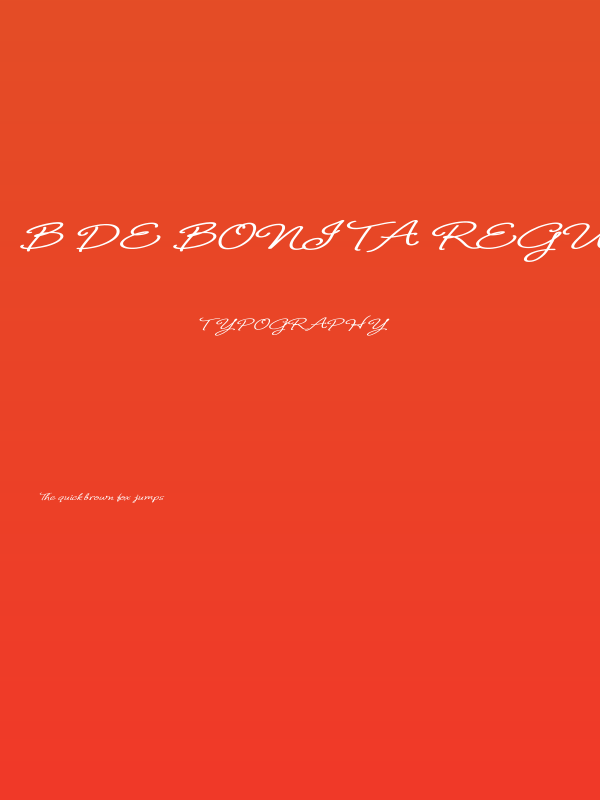 B de bonita regular Poster