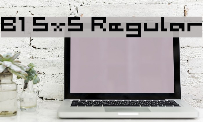 B1 5x5 Regular Font examples