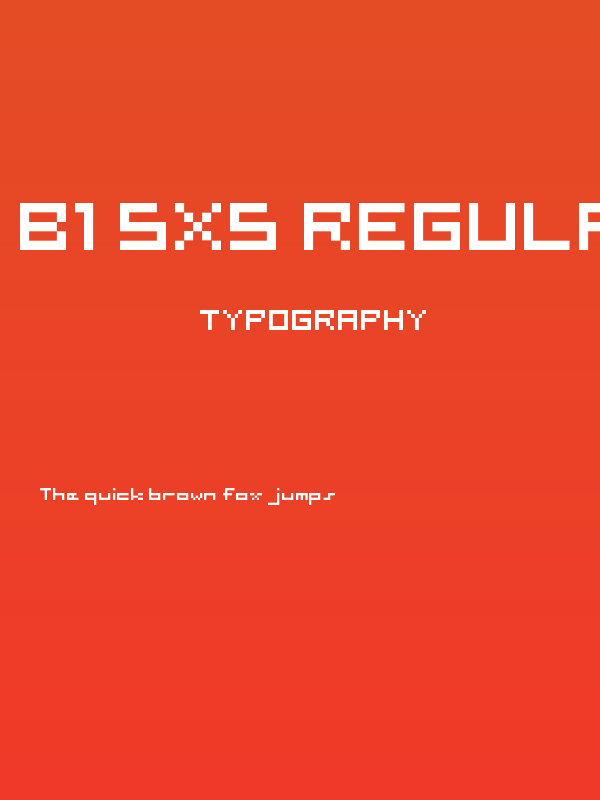 B1 5x5 Regular Poster