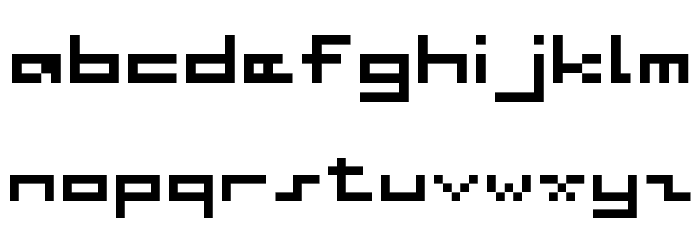 B1 5x5 Regular Font LOWERCASE