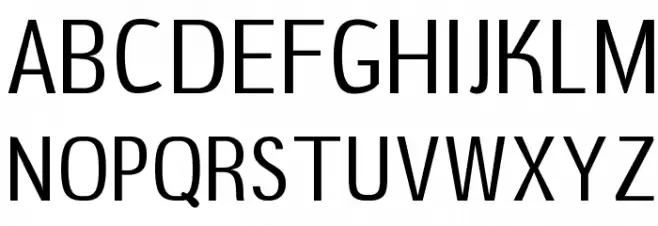 B20 Sans Шрифта ВЕРХНИЙ
