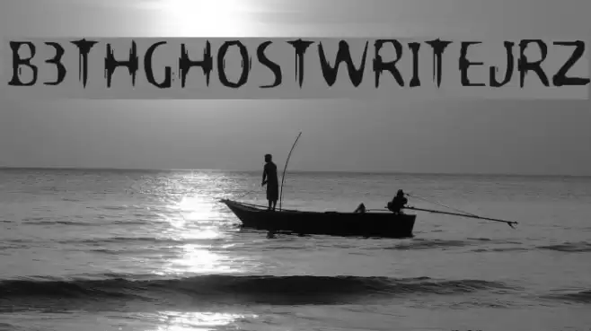 B3th-Ghostwrite-JRZ Font examples