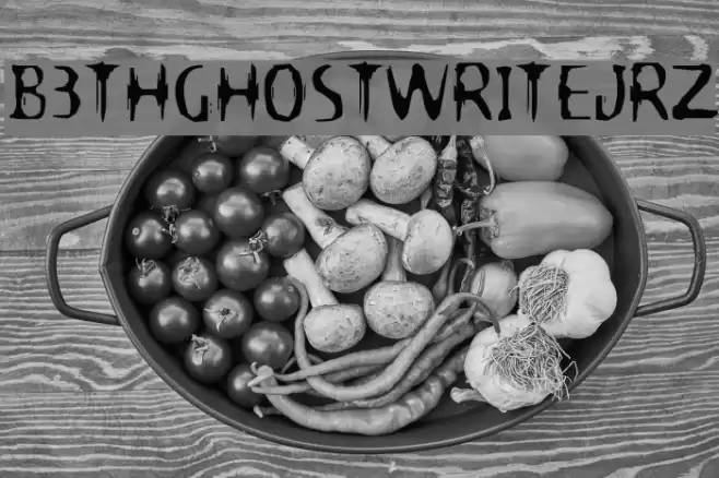 B3th-Ghostwrite-JRZ Font examples