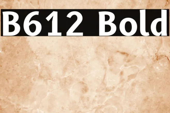 B612 Bold Example 1