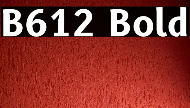 B612 Bold Example 2