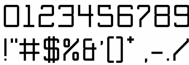 Básica-Unicode Regular Font OTHER CHARS