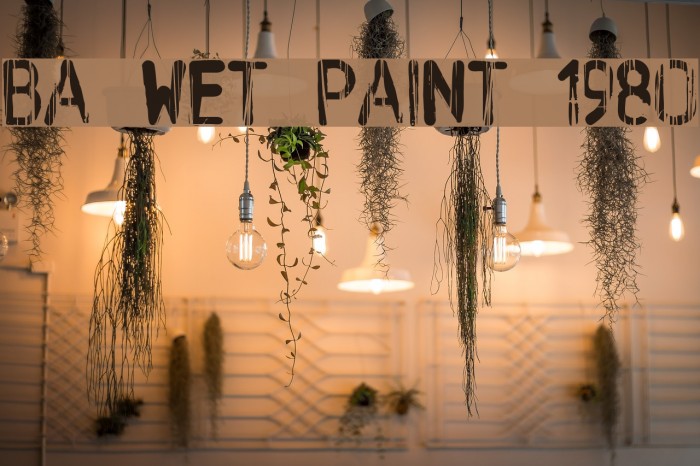 BA Wet Paint 1980 Font examples