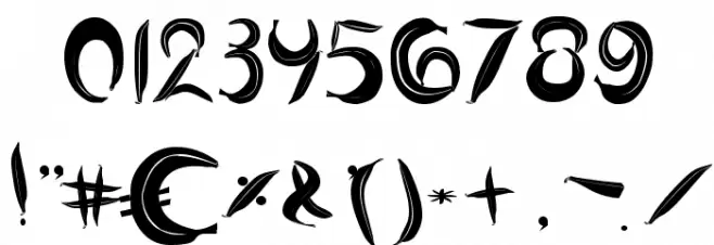 BA naan خط محارف أخرى