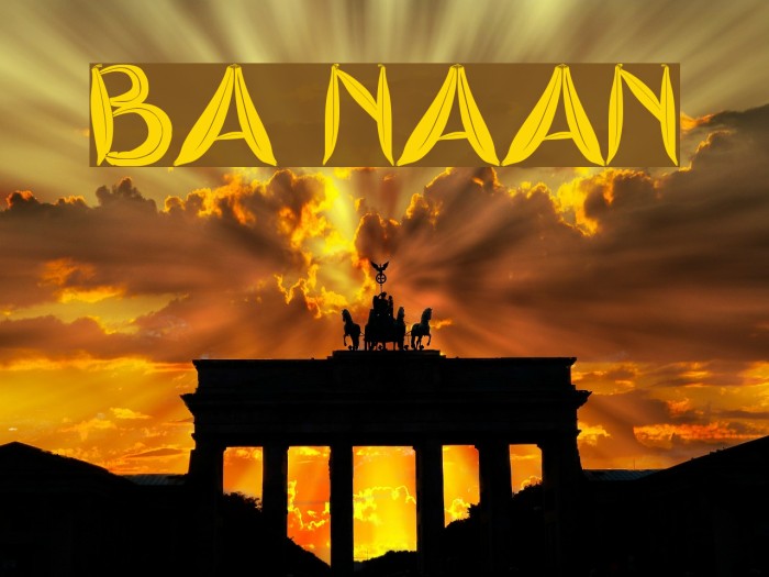 BA naan لخطوط تنزيل examples