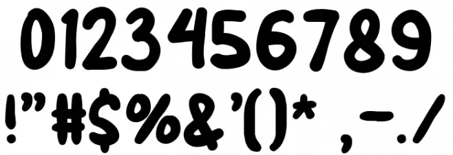 BABY-CRIBS फ़ॉन्ट अन्य घर का काम