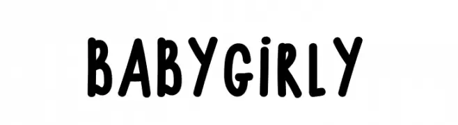 BABY GIRLY  Free Fonts Download