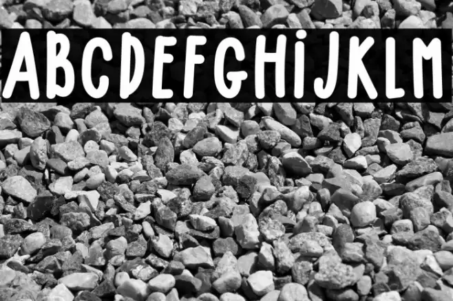 BABY GIRLY Font examples