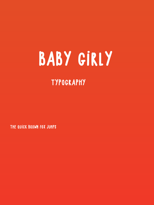 BABY GIRLY Poster