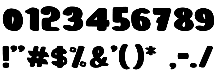 BABY JACKY Font OTHER CHARS