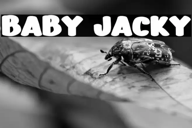 BABY JACKY Caratteri examples