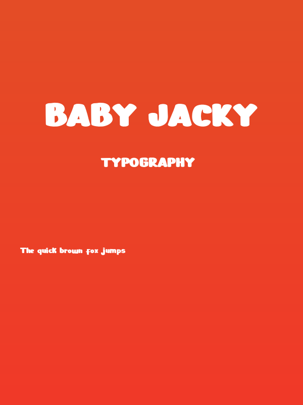 BABY JACKY Poster