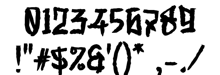 BABY OXEN Font OTHER CHARS