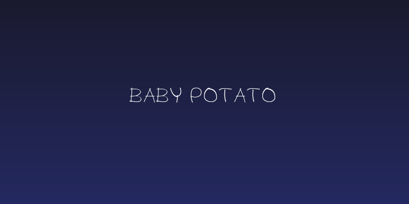 BABY POTATO Social Header