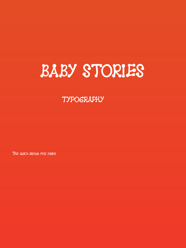 BABY STORIES Poster