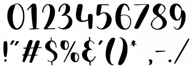 BABYCAKES Font OTHER CHARS