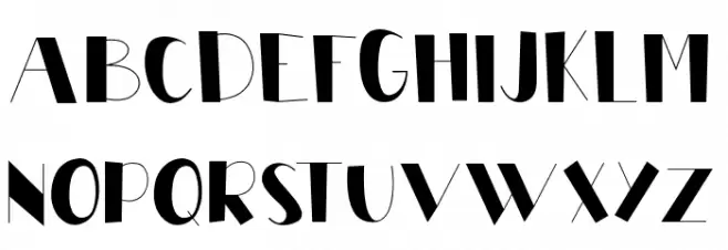 BABYCUTE Schriftart Groß