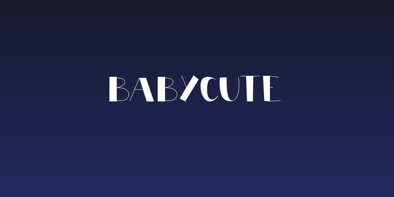 BABYCUTE Social Header