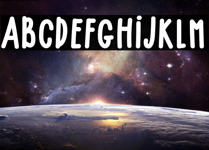 BABYGIRLY Font examples
