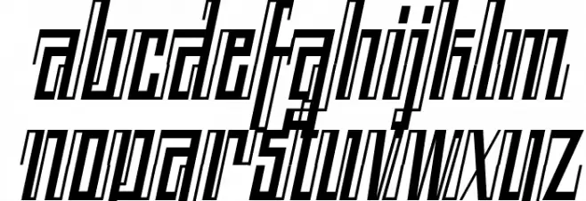 BACK TO ANCIENT TIME Italic Шрифта ВЕРХНИЙ